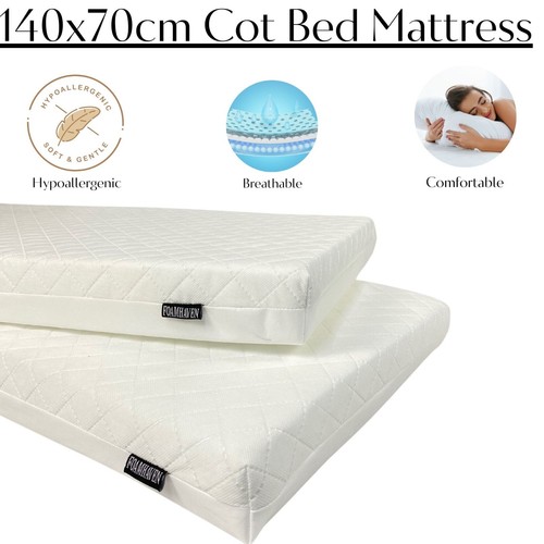 Cot bed foam mattress 140x70cm - foam,