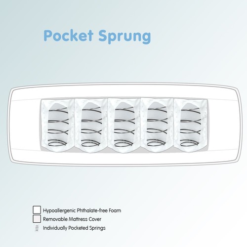 Toddler bed luxury pocket - luxury,