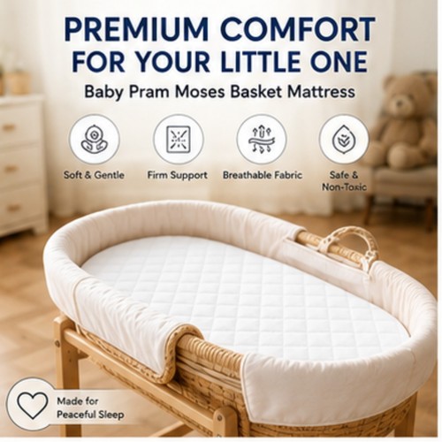 Cot bed mattress - cot, premium