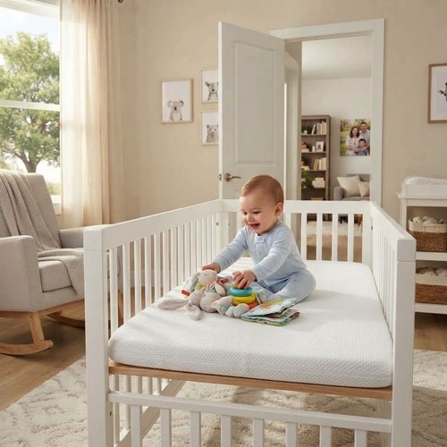 Infant cot mattress 95x65x5cm - cot,