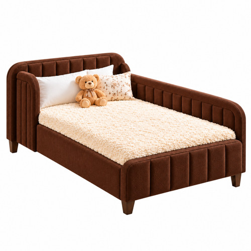 Teddy fleece cot - cot, mattress